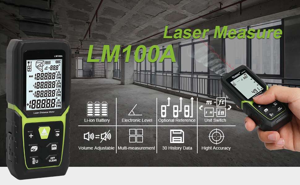 Red Laser LCD Screen Distance Meter 1